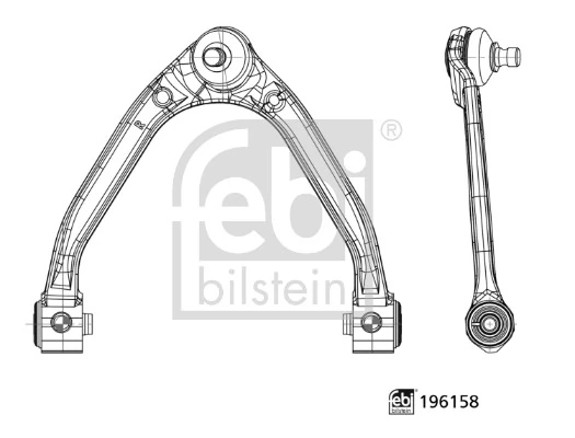 Control/Trailing Arm, wheel suspension
